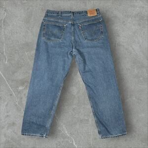 Levi's 550 Relaxed Fit Size 40x32 Baggy Medium Wash Relaxed Y2K Blue Denim Jeans